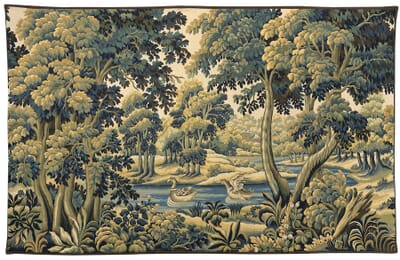 Verdure Colverts Loom Woven Tapestry - 178 x 315 cm (5'10" x 10'4") 