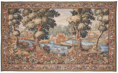 Verdure Chantilly Loom Woven Tapestry - 172 x 285 cm (5'8" x 9'4") - Requires Rod Size 6