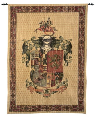 A Knight's Coat of Arms Tapestry - 2 Sizes Available