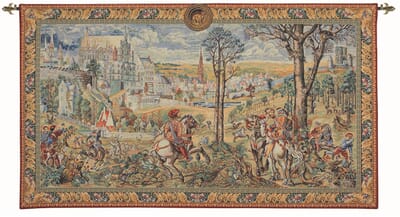 Medieval Brussels Tapestry - 3 Sizes Available