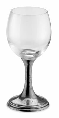 Pewter White Wine Glass