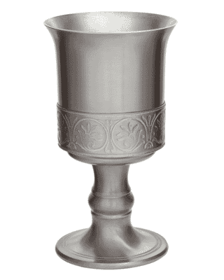 Medieval Pewter Goblet