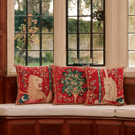 Lady with the Unicorn Tapestry Cushions